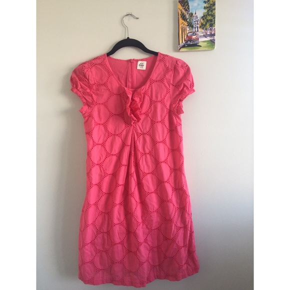Mini Boden Other - Mini Boden Preppy Pink Eyelet Dress 13-14 years